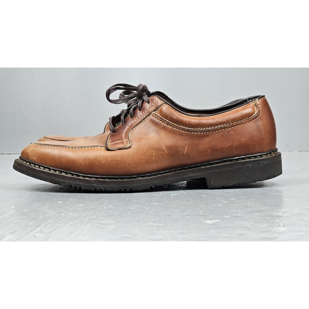 Allen Edmonds Wilbert Dress Shoes Mens Size 10.5 D Brown Leather Casual Made USA